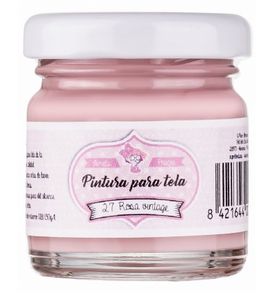 [TA30-27] PINTURA TELA ROSA VINTAGE 30ML